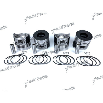 Piston + Ring Kit Set STD 109mm For Kubota V4300 (16132-21110) Engine Parts
