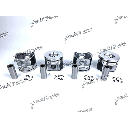 Pistons Set Oversize 87mm ( + 0.50mm) For Kubota V2403-DI 1G924-2111 Engine Parts