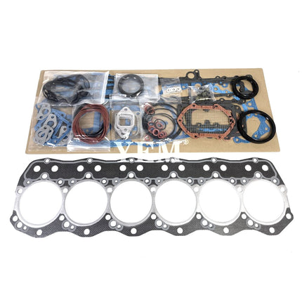 For Mitsubishi 6D15 6D15T Engine Gasket Kit For Excavator Crane Truck
