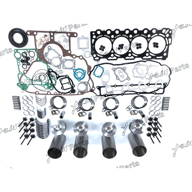 Rebuild Kit For Kubota V3307 Engine M6040 Tractor S630 S650 Bobcat W Valves