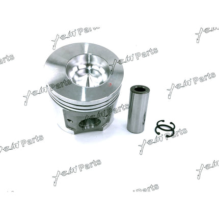 4 Set Piston & Rings & One Gasket Set Kit For Yanmar 4D94 4TNE94 Engine