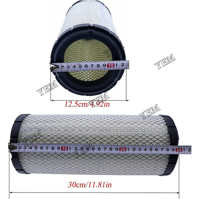 Inner & Outer Air Filter Kit Replacement For kubota R1401-43370 + R140142280
