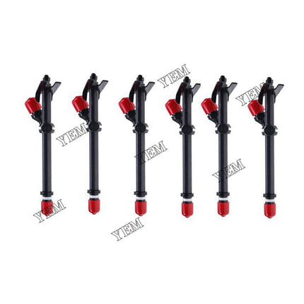 6 PCS Fuel Injector AR89564 For JOHN DEERE 450C 450D 450G 350 1020 2020 JD300