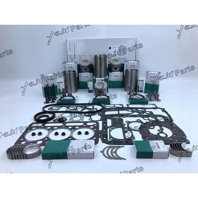 D1402 D1402BA Overhaul rebuild Kit For Kubota Engine KH91 Clar 643 Bobcat 225