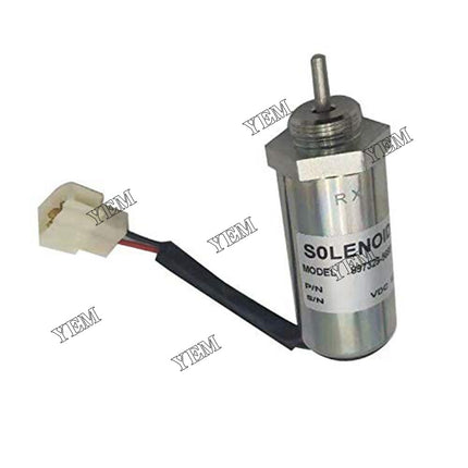 For Hitachi Excavator For Isuzu Engine 4LE2 12V Fuel Shutoff Solenoid 897329-5688