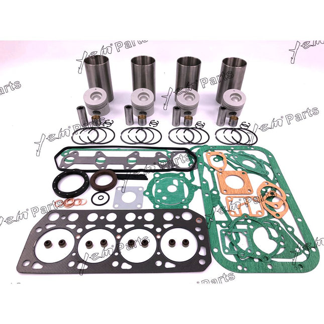 K4F Overhaul Rebuild Kit For Mitsubishi Engine MT25 Tractor WS310 WS410 Excavato