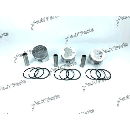 Piston + Ring Kit Set STD For Mitsubishi L3E PIN:21MM Engine Parts
