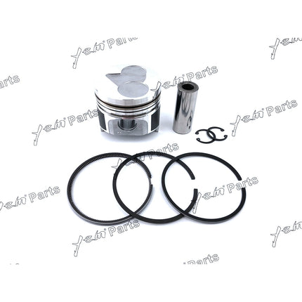 Pistons + Rings Set Kit Oversize 78mm ( + 0.50mm) For Kubota D1105 x3 PCS Engine Parts
