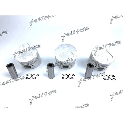 3PCS Piston STD 16304-2110 For KUBOTA D905 D905E B905B B905H Engine