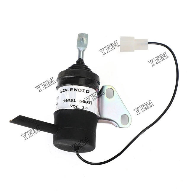 Fuel Shut Off Solenoid 16851-60014 For Kubota G1700 G1800 G1800S GF1800 GF1800E