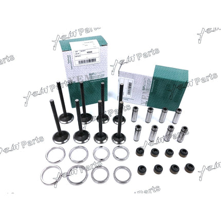 1 Set Kubota Engine V2203 Valve Guide Seat Intake Valve & Exhaust Valve