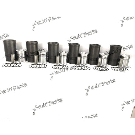 For Cummins NT855 Engine 6 Cyl Piston 3017348 & Ring Kit,Cylinder Liner 213740