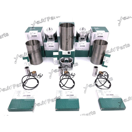 3PCS Liner Piston Kit Set For Kubota D1803 D1803MDI Engine