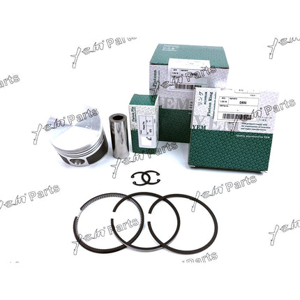 3 Set STD Piston With Piston Ring 15956-21110 Fit For Kubota D850 Engine