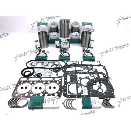 Overhaul rebuild kit For Kubota D1402 D1402BA Engine KH91 Clar 643 For Bobcat 225