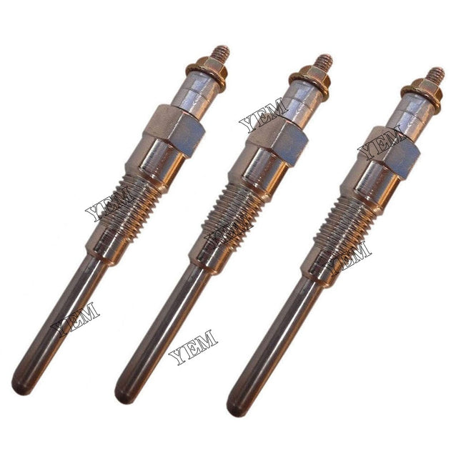 3PCS Glow Plugs 16851-65510 For Kubota D722 D902 D905 D1005 D1105 V1505 V1305
