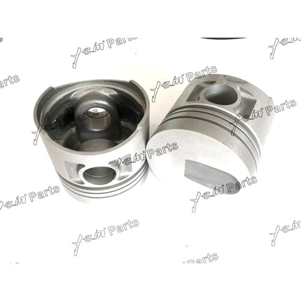 4 Sets STD Piston Set (Pin & Clip) W Rings For Mitsubishi S4E2 Engine 98mm
