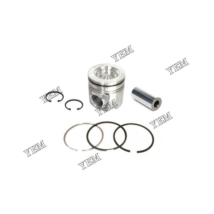 4 PCS STD E2190 Piston (Clip & Pin) & Rings Fit For Cummins B3.3 Engine