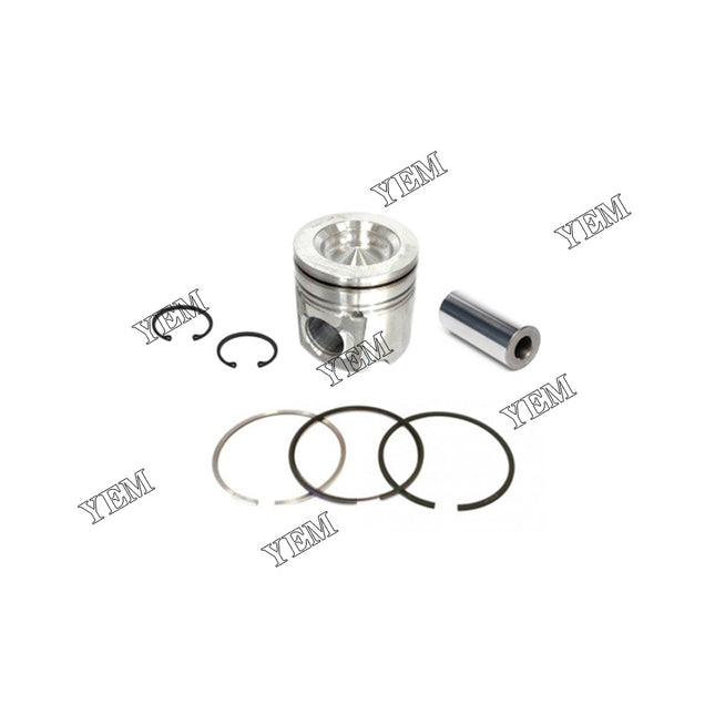 4 PCS STD E2190 Piston (Clip & Pin) & Rings Fit For Cummins B3.3 Engine