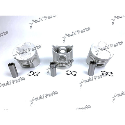 Piston Set Oversize 80mm ( + 0.50mm) For Kubota V1903 D1403 Engine Parts