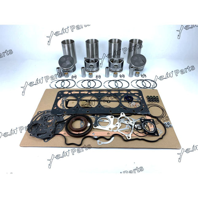 V3600 Overhaul Rebuild Kit For Kubota Engine For LINCOLN Piston ring Gasket Bearing