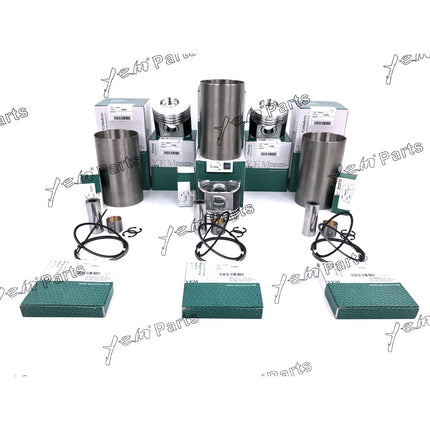 3PCS Liner Piston Kit Set For Kubota D1803 D1803MDI Engine