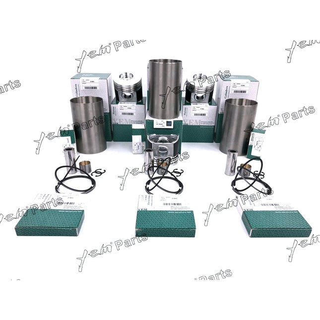 3PCS Liner Piston Kit Set For Kubota D1803 D1803MDI Engine
