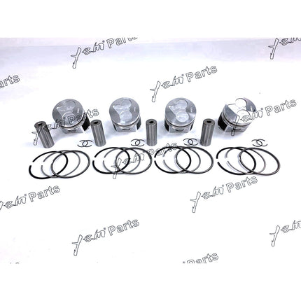 Piston + Ring Kit 87mm STD For Kubota V2203-DI Engine Parts
