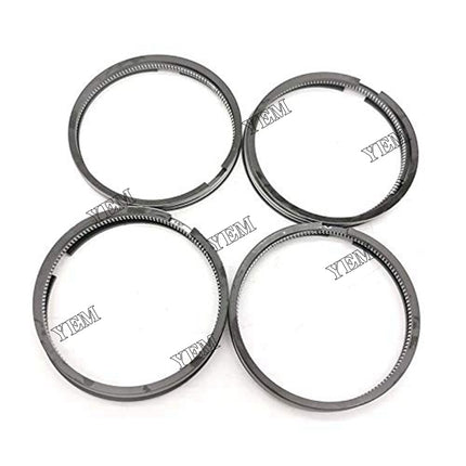 4 Sets STD Piston Ring Set Kit For Isuzu 4JG2 4JG2T Diesel Engine Forklift