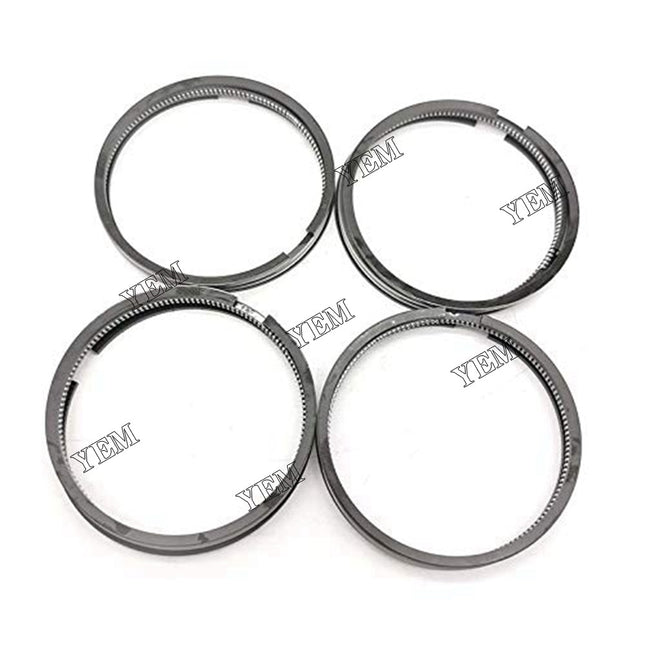4 Sets STD Piston Ring Set Kit For Isuzu 4JG2 4JG2T Diesel Engine Forklift
