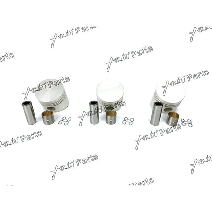 Pistons Set STD 68mm For Kubota ZB500 / D750 Engine Parts