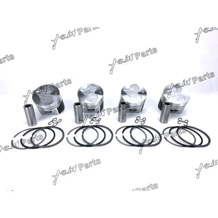 Piston + Ring Kit Set Oversize 83mm ( + 0.50mm) For Kubota D1503 / V2003 Engine Parts