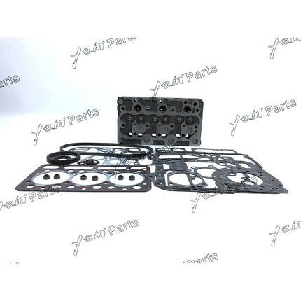 Complete Cylinder Head W Valves, Gasket Kit Set For Kubota D1402 Engine