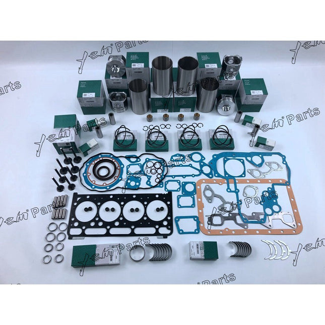 New Overhaul Rebuild Kit For Kubota V2403-M-DI-EU For Bobcat Skid Steer Loader S150