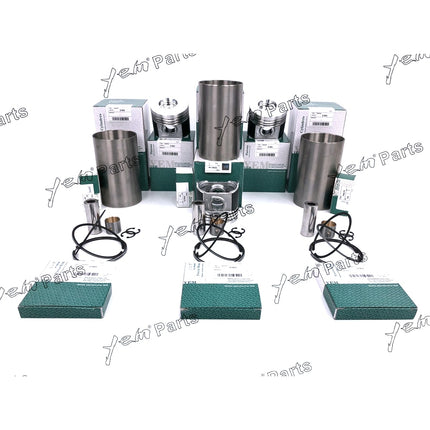 3PCS Liner Piston Kit Set For Kubota D1803 D1803MDI Engine