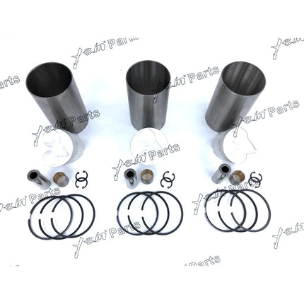 Liner Piston Kit Set STD For Kubota D1403 (Liner x3 + Piston x3 + Ring x3) Engine Parts
