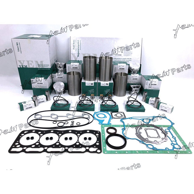 V1305 V1305-B Overhaul Rebuild Kit For Kubota Engine Parts Ring Piston Bearing