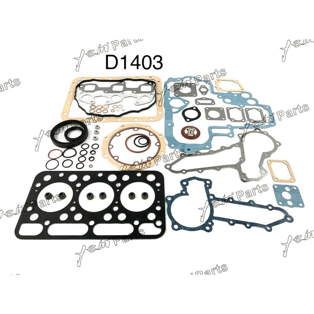 Full Gasket Set For Kubota D1403 / 3D80 Engine Parts
