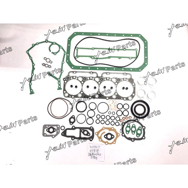 W04C W04CT full Overhaul head Gasket Kit For Hino truck Engine upper lower set