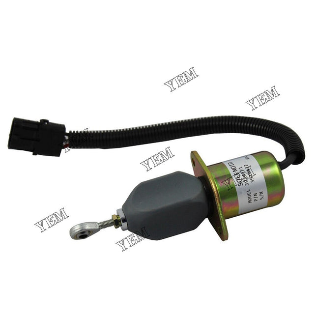 3919422 with Bracket FUEL SHUT OFF SOLENOID For 5.9L 8.3L For Cummins Ford