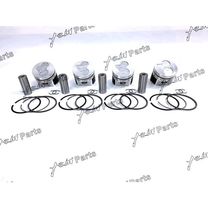 Piston + Ring Kit Set STD 87mm For Kubota V2203-DI x4 PCS Engine Parts