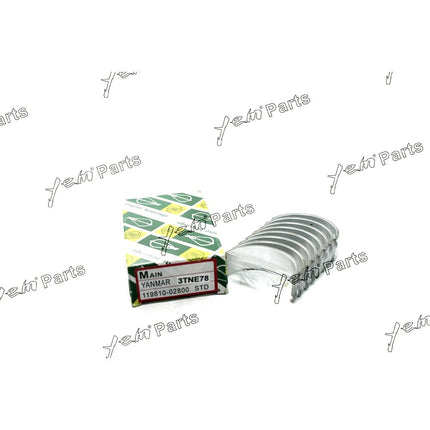 STD Crankshaft Bearing & Con Rod Bearing Fit For Yanmar 4TN82 4TNE82 4D82E