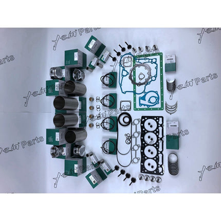 4 Cylinder Overhaul Rebuild Kit For Kubota V1505 V1505D V1505T Engine
