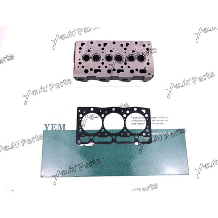 D1105 Cylinder Head + Head Gasket For Kubota B26 U25S B2410HSD F2400 RTV1100