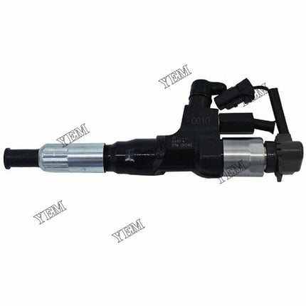 6PCS Fuel Injectors 095000-6593 VH23670E0012 For Hino J08E Kobelco SK350-8