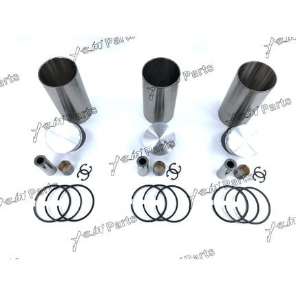 Liner Piston Kit Set STD For Kubota D850 (Liner x3 + Piston x3 + Ring x3) Engine Parts