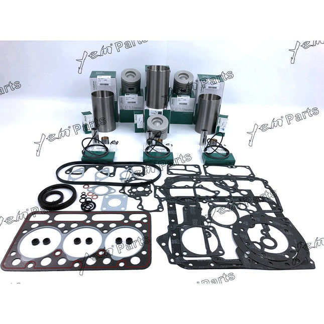 D1402 D1402BA Overhaul Rebuild Kit For Kubota Engine KH91 Clar 643 For Bobcat 225