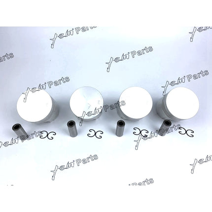 Piston Set Oversize 85mm ( + 0.50mm) For Kubota V1902 x4 PCS Engine Parts