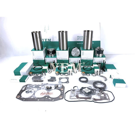 For Yanmar Engine 3TNV70-HGE For John Deere Gator XUV 850D Overhaul Rebuild Kit