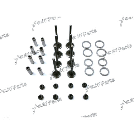 1 Set Yanmar Engine 4TNE84 Valve Guide Seat Intake Valve & Exhaust Valve